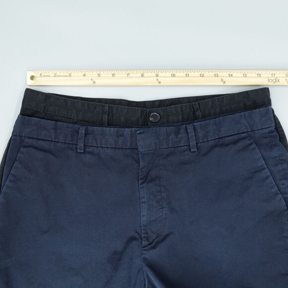 4 Chino Shorts Mens 34 Black Blue Uniqlo Calvin Klein Gerry George School Work - Picture 14 of 16